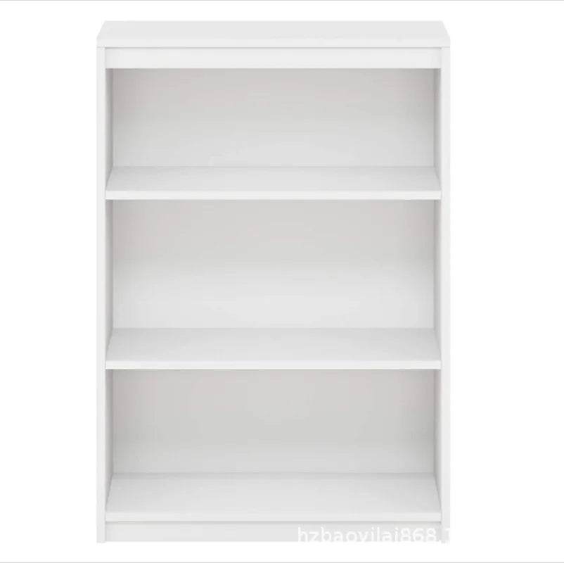 Modern Wood Bookshelf for Office & Home Simple Floor-standing Storage Bookcase for Bedroom & Bathroom-Factory Wholesale