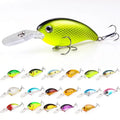 New Arrival 3D Eyes Hard Plastic ABS Fishing Lure Saltwater Sea Crankbait with Hook
