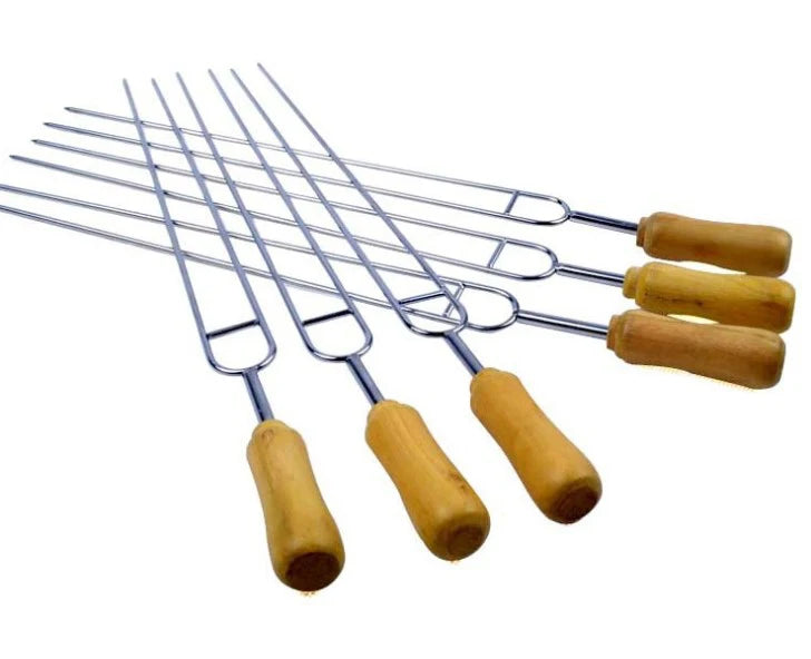 Outdoor Picnic BBQ Barbecue Skewers Roast Stick Stainless Steel Needle/U Shaped Barbecue Stick/kabob Maker