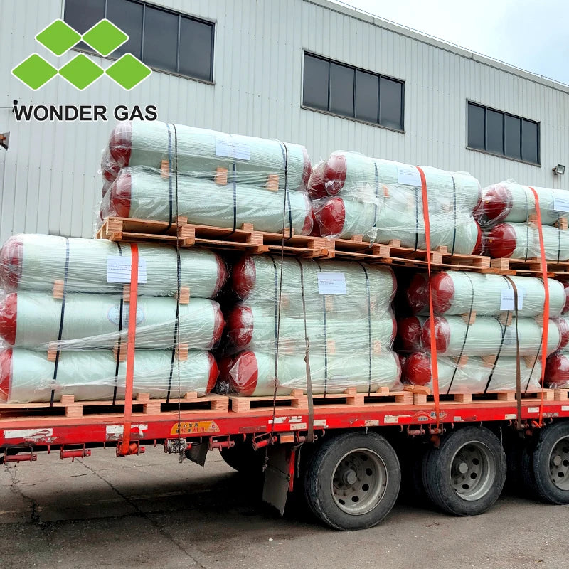 ISO 11119 CNG-2 356mm/406mm 60L 80L 175L 200L Type 2 Cng Cylinder Tank Cylind for Sale Reusable