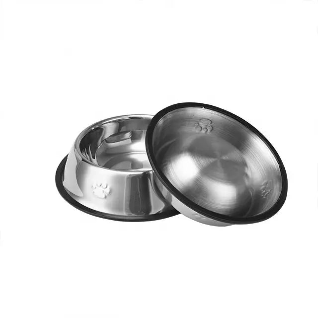 Hot Sell Stainless Steel Dog and Cat Food Water Bowl  Easy Cleaning Multiple Sizes Pet Bowl
