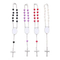 G2167 Jewelry Catholic Christian Rosary Bead Cross Bracelet Wholesale Sublimation Blank Rosary Bracelet