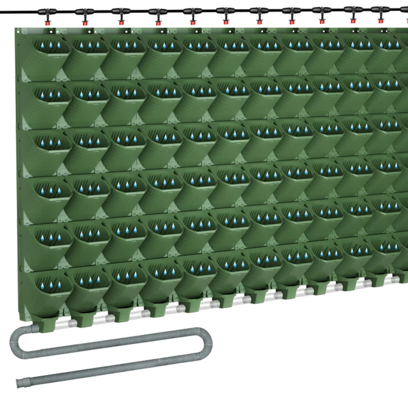 Vertical Garden Wall Automatic Watering Hydroponics Planting System Flowers Modern Plant Pot