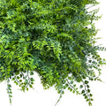 Artificial Fern Wall Panel Faux Boxwood Hedge Greenery Backdrop Fern Wall Panels for Outdoor Indoor