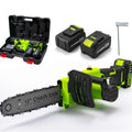 Cordless 21V DIY Wood Cutting Machine Mini Rechargeable Battery Powered Electric Chain Saw Tool OEM for Trees