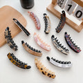 DOWELL Korean Ponytail Women Retro Acetate Hair Banana Clip