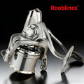 [Germany Stock] Rooblinos NGK Left-Hand Spinning Surf Fishing Reel 4.8:1 Gear Ratio Aluminum & Plastic Body River & Ocean Use