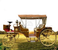 Double Row Sculpture Mural Gold Royal Carriage Wedding Carriage Deluxe Horse Carriage Manufacturer Electric