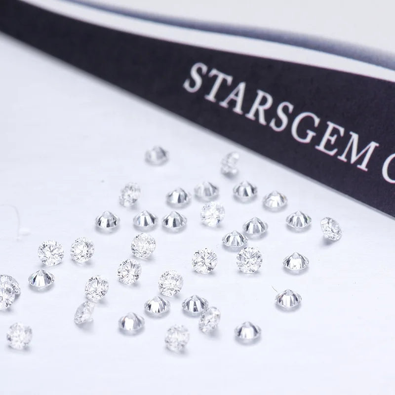 1ct/pack 1.3MM 0.01CT  HPHT Lab Grown Diamond DEF Color VS Clarity Melee Diamonds