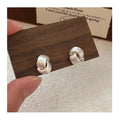 New Unique Design 925 Sterling Silver Geometric Cross Shape Stud Earrings for Women Fine Jewelry Gifts