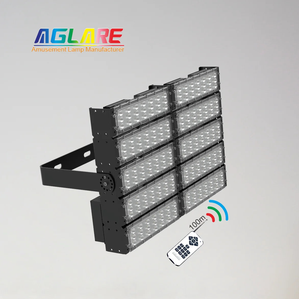 Remote Control Wireless 50W 100W 150W 200W 250W 300W 400W 500W Outdoor Rgb Flood Lights