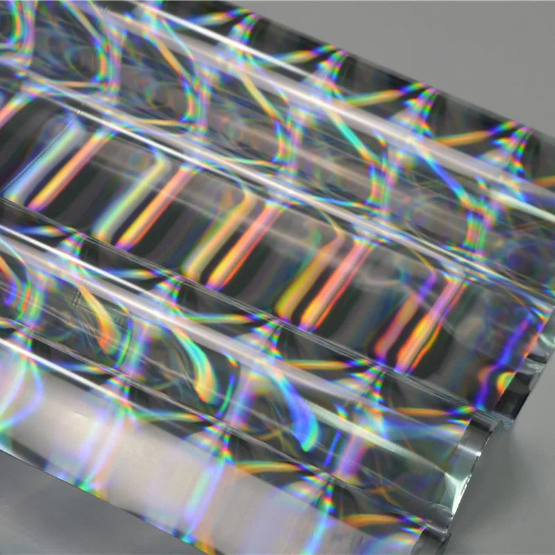 Holographic PET Hot Stamping Foil 12-25 Micron 85-150C for Plastic Fishing Lures and Generic Transfer Printing Applications