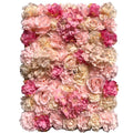 Wedding Decor 40*60 cm Silk Rose Hydrangea Flowers Wall Artificial Flower Wall Panel Backdrop