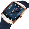 Fashion Casual Square Dial Stainless Steel Mens Quartz Watch Factory Custom Simple Luxury Business  Male Wrist  Hands Clock