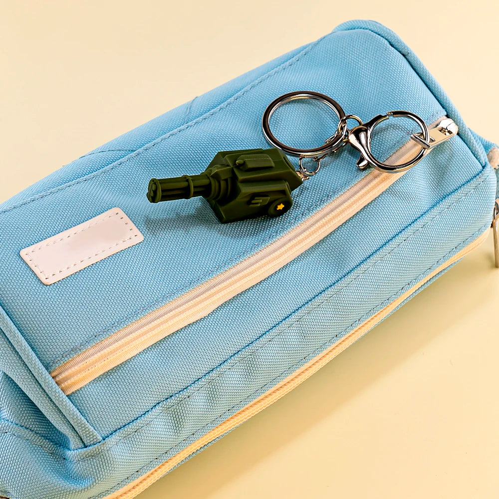 Luxury 3D Gun Keychain Detailed Design Premium Keyring for Men Accessories Collectors and Fashion Lovers