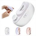 2 in 1 Design Fingernail Cutter File Electric Automatic Nail Clipper with Light & 2 Speeds and Nail Scraps Storage