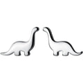 Plain Pure Silver Dinosaur Cute Animal Earring Stud Cheap Price Wholesale Boys