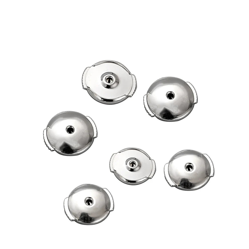 Flat Earring Backs Replacements Sterling Silver 925 DIY Accessories No Fading Comfort Earring Backs