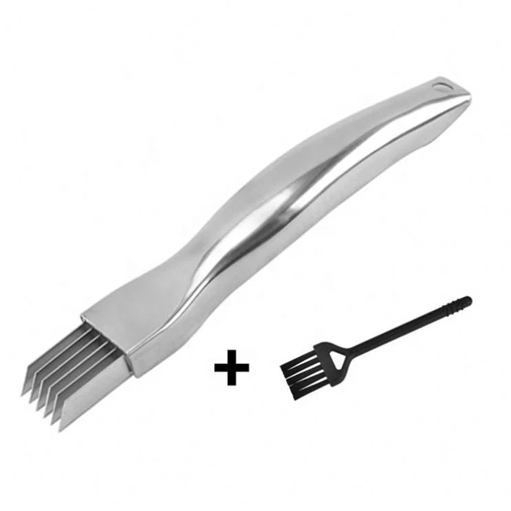 Multi Functional Kitchen Gadgets Stainless Steel Kitchen Scallion Cutter