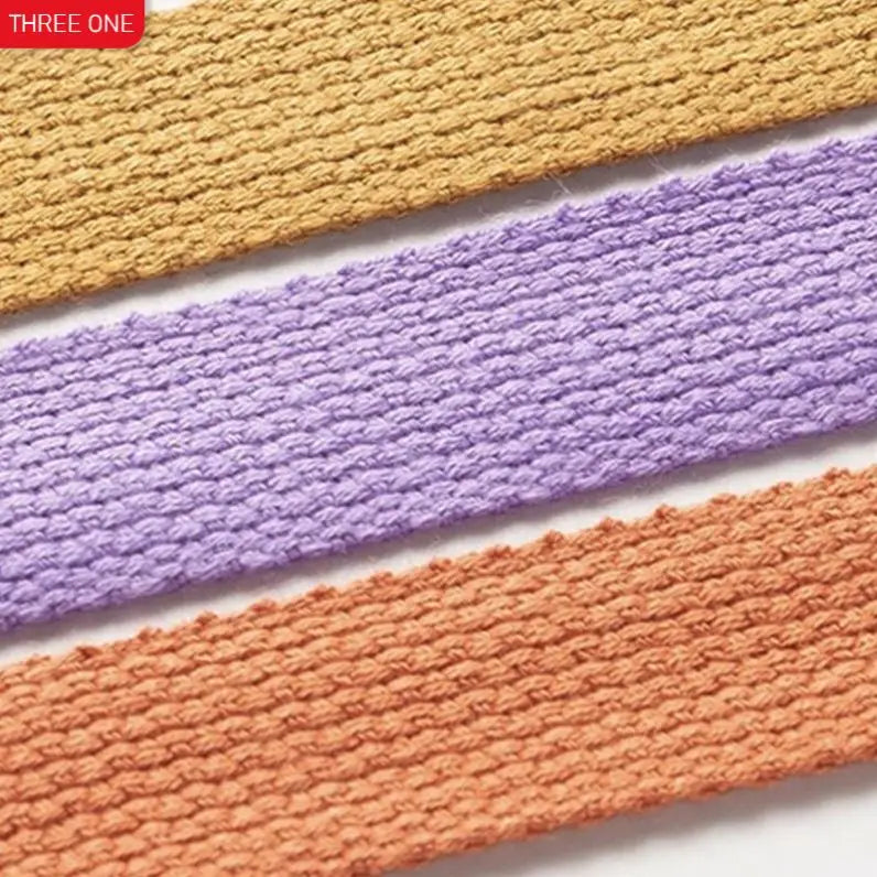 Custom Cotton Woven Belt 100% Polyester for Canvas Bags Shoulder Straps Clothing Luggage Shoes and Hats