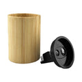 Wholesale New Arrival Promotional Gifts Bamboo Pencil Sharpener With Black Plastic Lift off Lid Good for Custom Logo PSH002