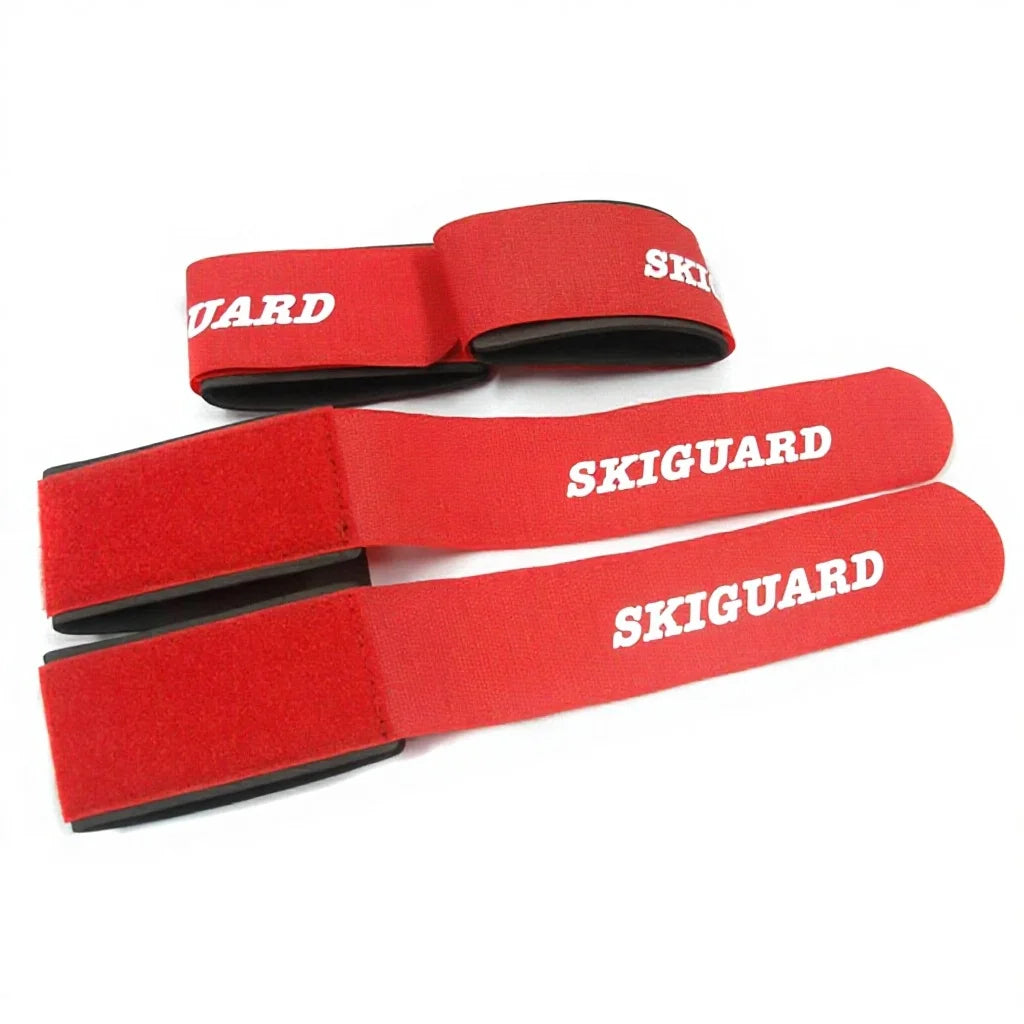 Custom Logo Printed Hook and Loop Nordic Alpine Ski Straps Alpine Ski Bindings Ski Snowboard Band