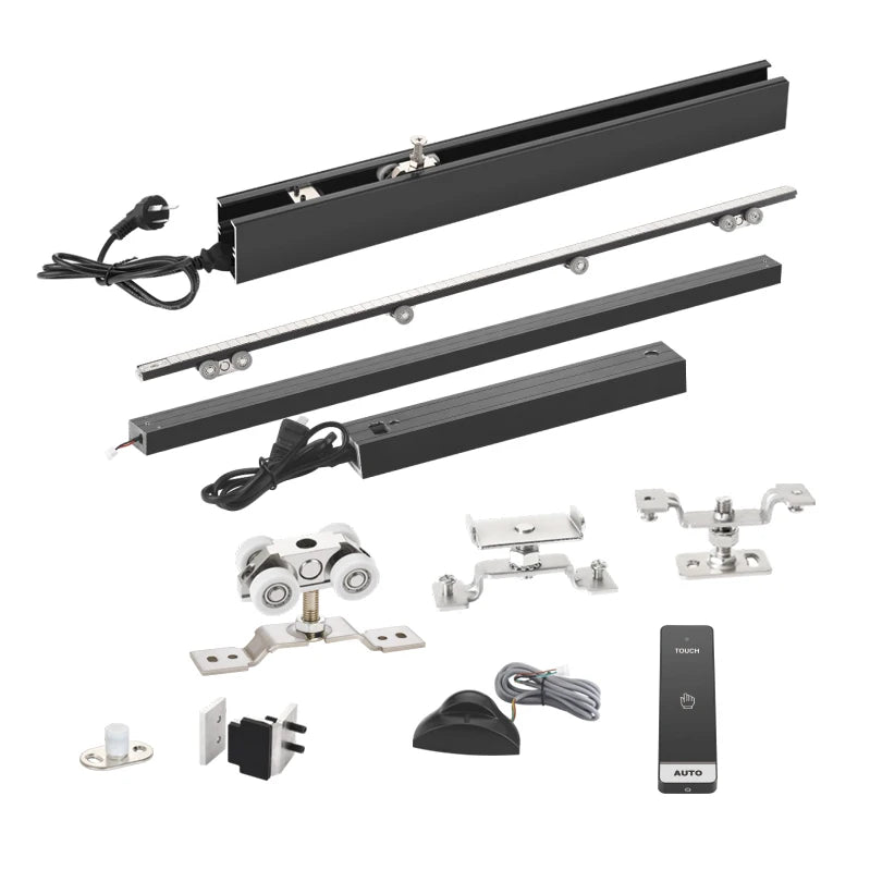 Intelligent Modern Electronic Sliding Door Hardware System with Aluminum Components 20-120kg Capacity Lifetime Warranty