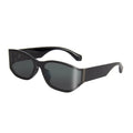 Trendy TR90 Blue Square Nylon Polarized Sunglasses UV400 Optical Fashionable Blue Oval Curved Screen Men Women Wholesale