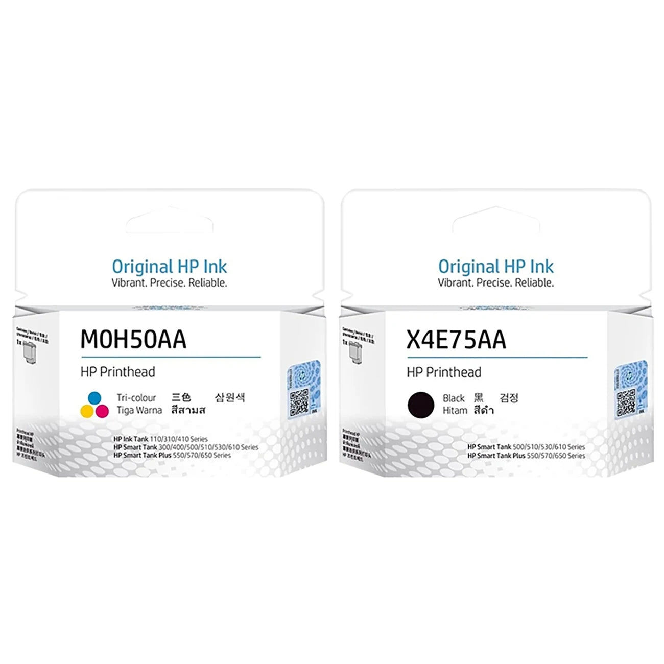X4E75AA  GT 53 Printhead M0H50AA  GT 52 Printhead Color M0H51AA GT 51 Printhead for HP Tank 518 519 Series Printers