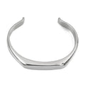 Retro Stainless Steel Open Cuff Bangle Bracelet Personalized Custom Name Engraved Bangle Jewelry Christmas Gift