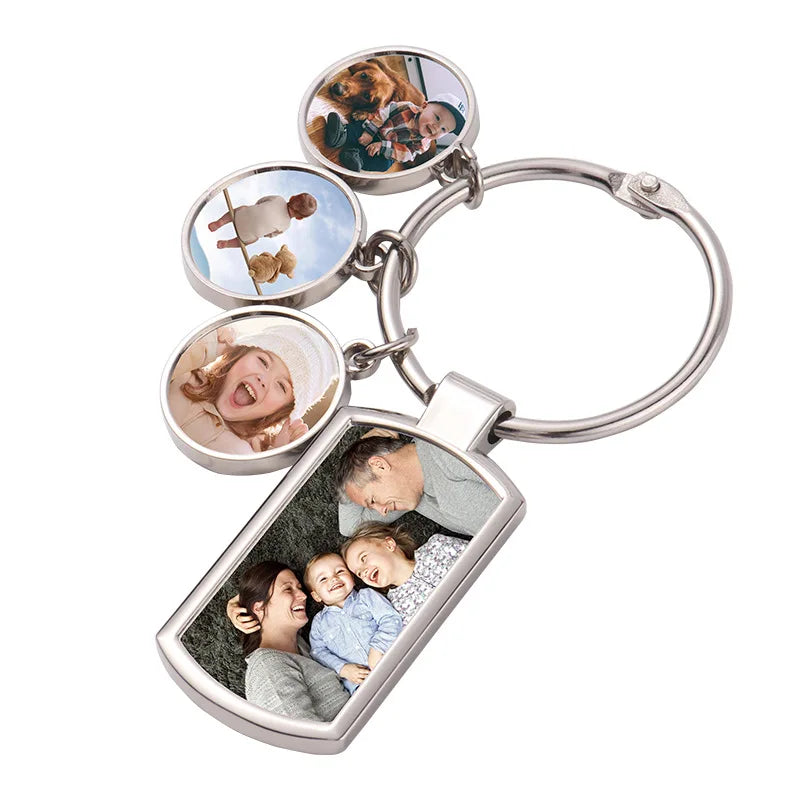Sublimation Blank Metal Keychain Heat Transfer for DIY Craft Supplies