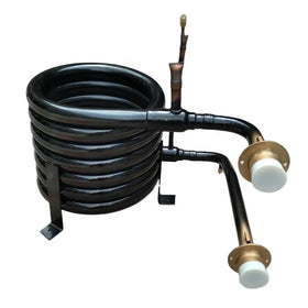 Steel and Copper Electric Heat Exchanger Tube to Tube for Heat Pump Water Heater Hot Water RV Garage Car Household & Outdoor Use