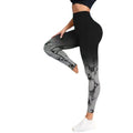 Gradient Tie-dye Seamless Peach Yoga Pants Buttocks Yoga Clothing Tight High Waist Sports Fitness Leggings