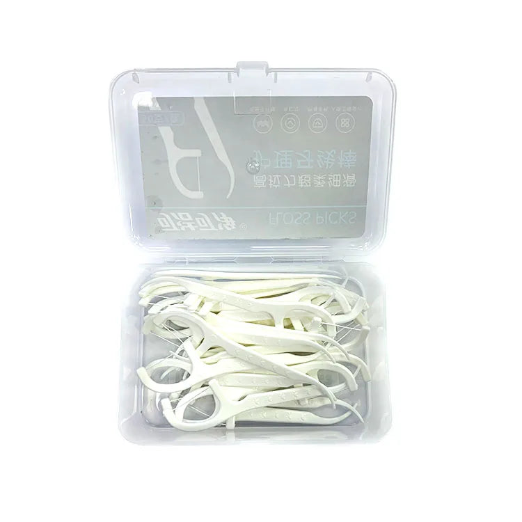 Premium Corn Dental Floss 50pcs Disposable Floss Picks Popular Accessory for Oral Hygiene