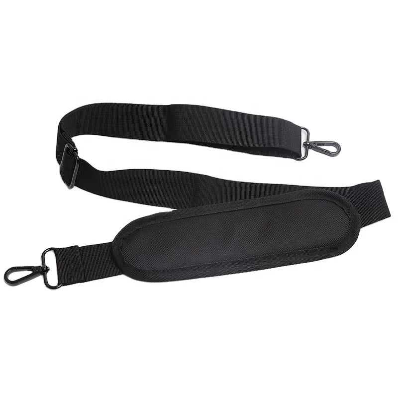 Zinc Alloy Shoulder Bag Strap for Laptop Women's Bag-Black/Silver Hardware in Stock