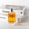 100ml Clear Round Delicate Perfume Empty Glass Bottle Portable Crown Cap Perfume Fine Mist Spray Refillable Bottles