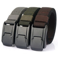 Wholesale Men's Stretch Belts 3.8 cm Wide Metal Buckle Fashion Casual Jeans Elastic Webbing Golf Belts