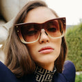 Sunway Eyewear Customization Sun Glasses Custom Design Logo American European Cat Eye Style New Fashion Women Shades Sunglasses