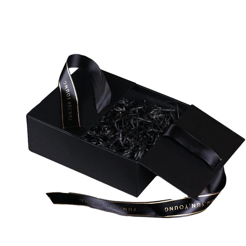 Exquisite Double Flaps Cardboard Box Customized Birthday Present Package Box Luxury Gift Box