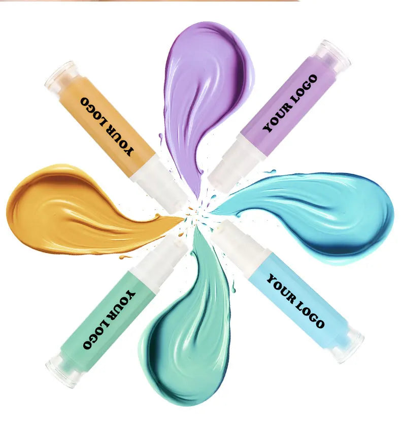 Custom DIY Mineral Cream Liquid Concealer with Whitening Moisturizer Waterproof Foundation Oil-Control Customizable Labeling