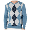 Men's Classic Fit Soft V-Neck Pullover Breathable Cotton Knitted Casual Winter Sweater Custom Printed with Pattern Plus Size