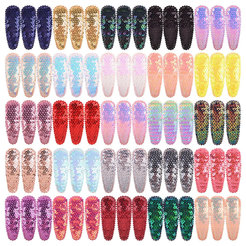 MIO Sequin Glitter Hair Pins BB Clip for Kids Children Colorful Hairpins Factory Wholesale Cheap Price Festival