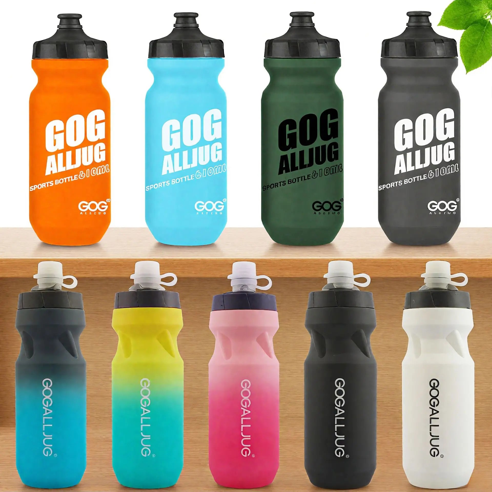Sports Water Bottle Cycling Leak-Proof Environmentally Friendly PP Material Customizable Logo GG630 Model