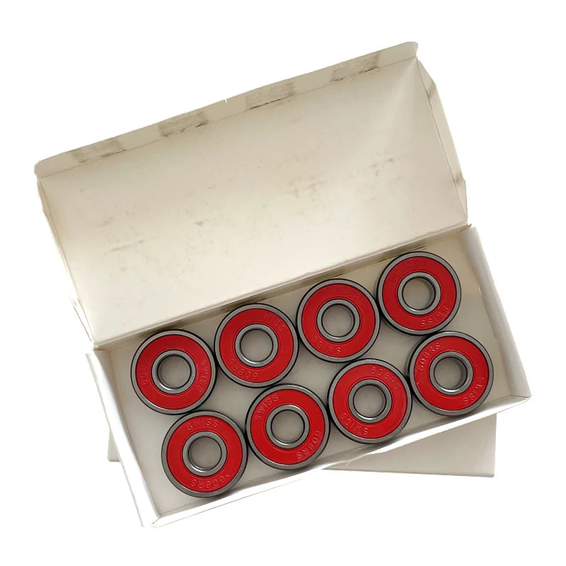 Custom swiss Quality 608 Bearings Waterproof and Pro Quality for Adult Skateboard Scooter Longboard Bearing