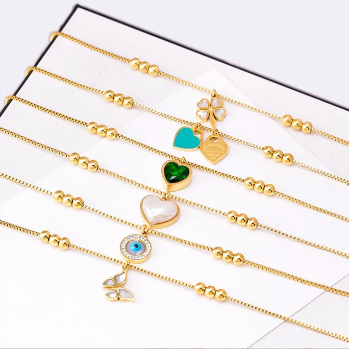Wholesale Stainless Steel Anklets for Women Girls Gift