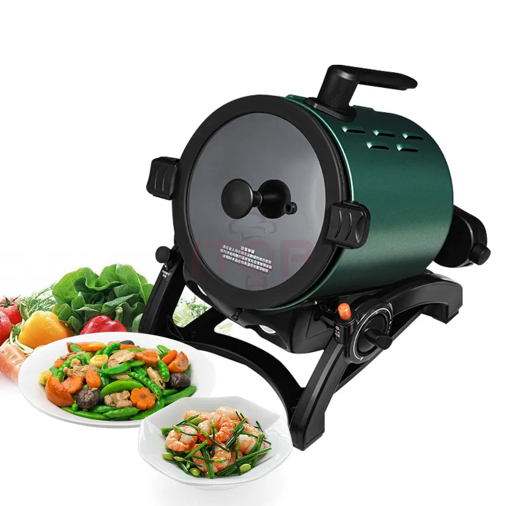 1.32KW Gas Stir Fry Cooking Robot Automatic Wok Machine Restaurant Fried Rice Machine  Intelligent Cooking Robot Cooker