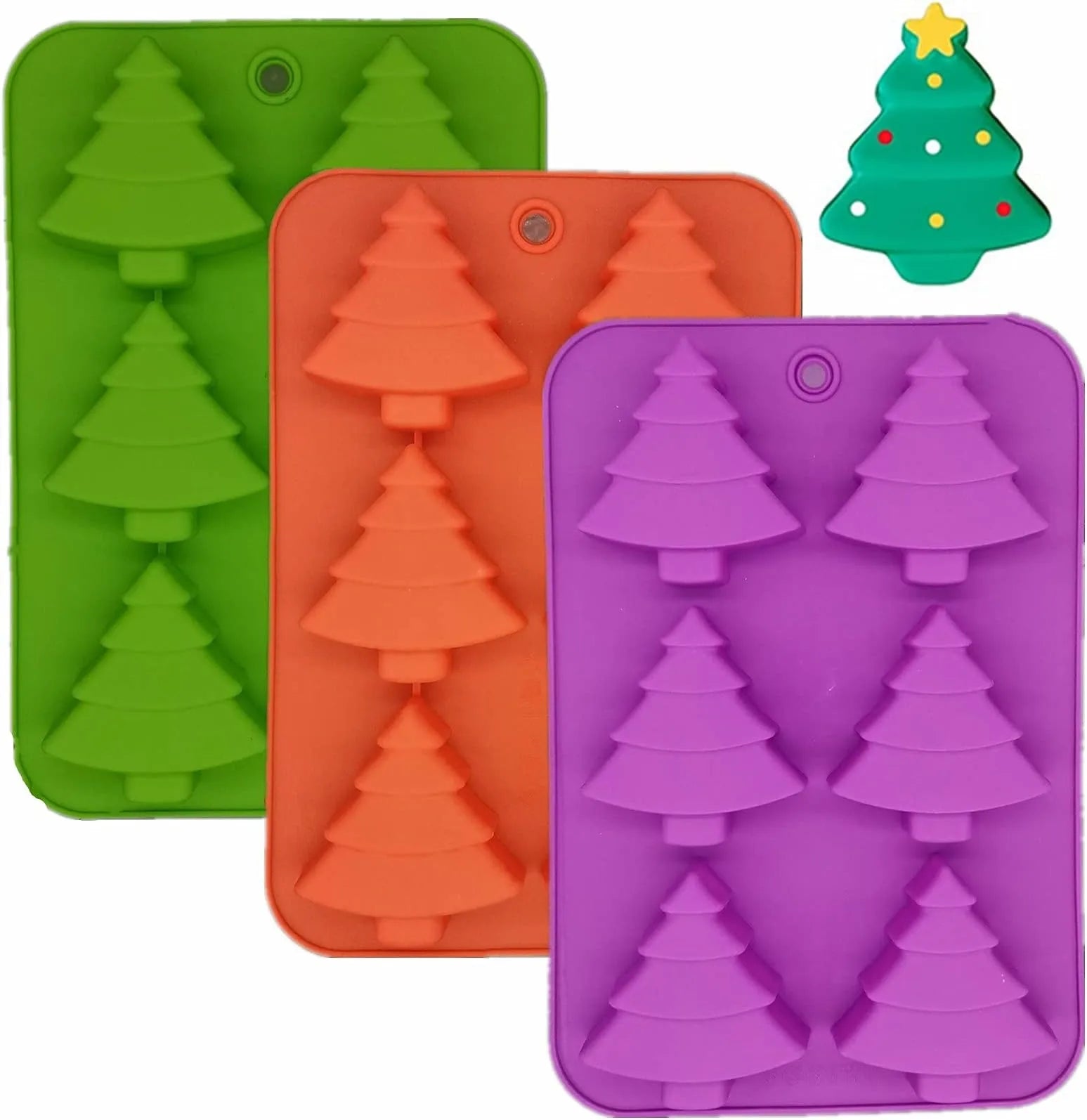 Food Grade Christmas Tree Silicone Cake Mold Silicone Soap Mold DIY Tools Silicone Soap Candle Resin