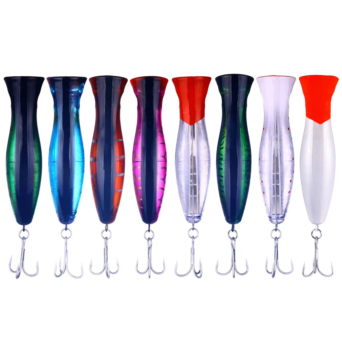 Saltwater 12CM 41G  Floating Artificial Hard Bait Fishing Tackle Feed Popper Fishing Topwater Popper Fishing Lure
