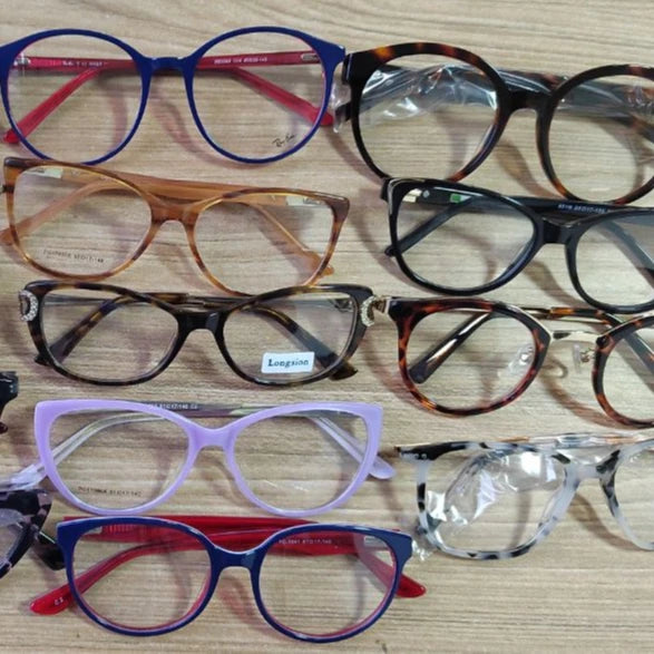 Wholesale Bellestron Fashion High-quality Unisex Acetate Eyeglasses 12pcs/inner Box China Factory Price Stock Clearance Products