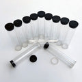 High Transparency Wholesale Clear Plastic Tube Packaging Offset Printing Screw Cap for Cosmetic/Mascara/Food/Pen Craft Stickers